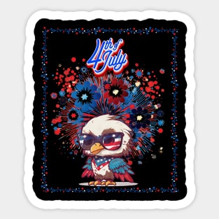 4th of july Sticker